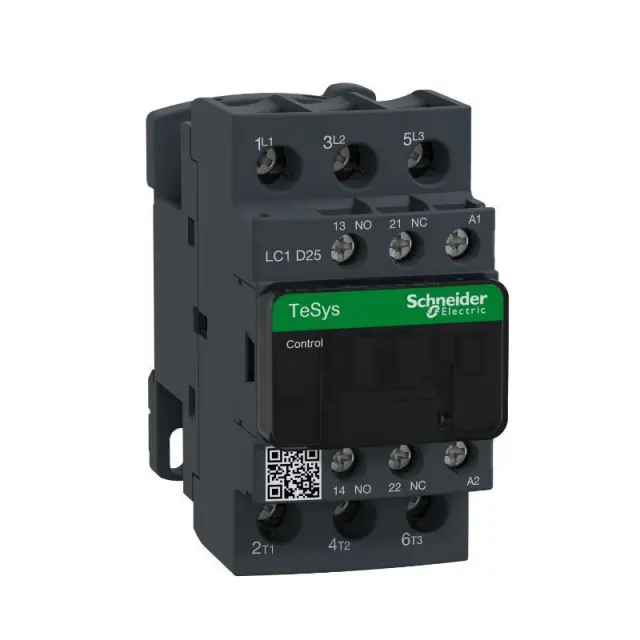 TeSys Deca contactor - 3P(3 NO) - AC-3/AC-3e - = 440 V 25 A - 230 V AC coil