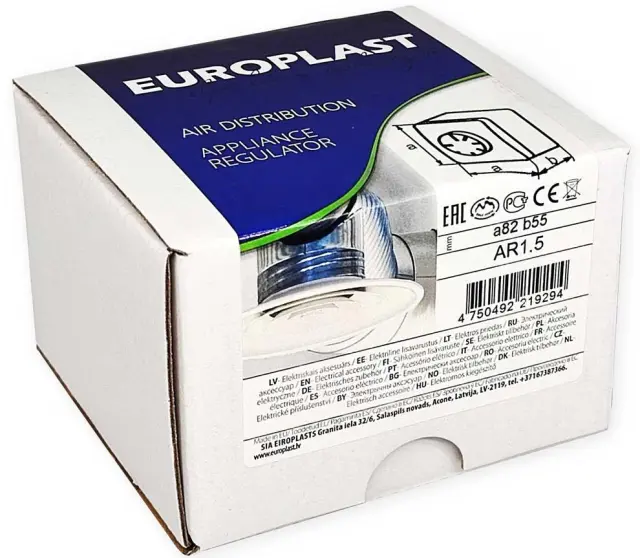 Europlast AR 1.5 - Ηλεκτρονικός Ρυθμιστής Ταχύτητας εξαεριστήρων 2
