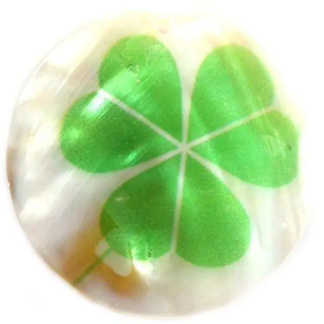 Mother of Pearl Clover Thick Ø5cm - 5τεμ