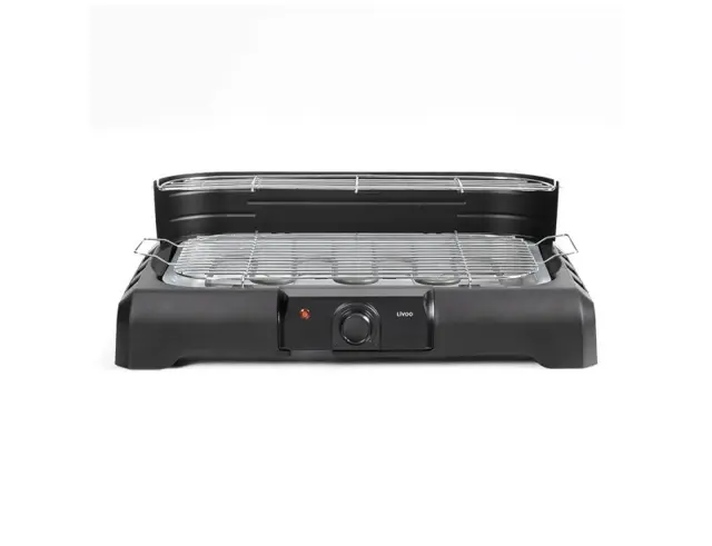 Hλεκτρική Ψησταριά BBQ 2 σε 1 Livoo DOM507 με ισχύ 2200W, ρυθμιζόμενο θερμοστάτη και επιφάνεια ψησίματος 39.5x24cm DOM507 2