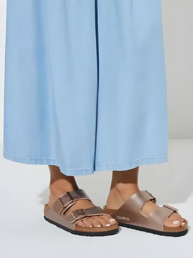 Birkenstock Πέδιλα Γυναικείο Birko-Flor(ανθεκτικό υλικό της Birkenstock-επιτρέπει την επαφή με το νερό) Μπρονζέ BIR/ARIZONA 1023960 COPPER - 41 2