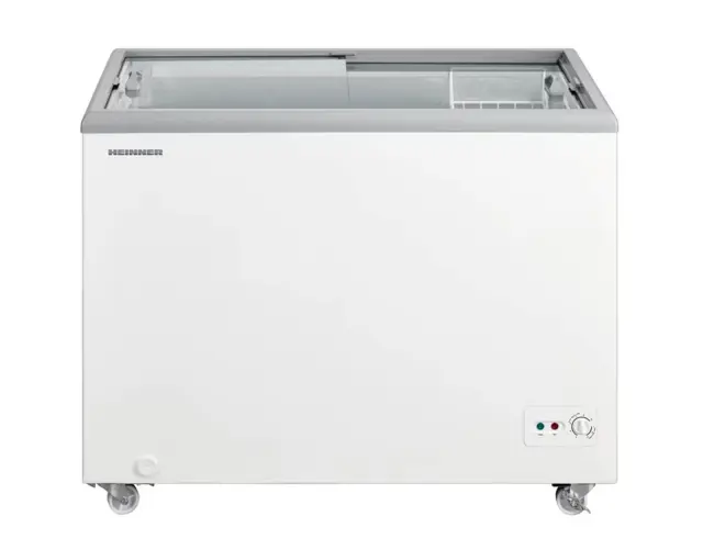 Καταψύκτης Μπαούλο Heinner HSF-M255WHC με συρόμενα τζάμια, χωρητικότητα 255L και ενεργειακή κλάση C HSF-M255WHC 2