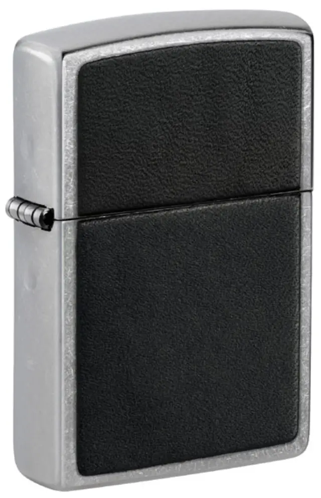 ZIPPO Αναπτήρας - Street Chrome Black Leather (46778)
