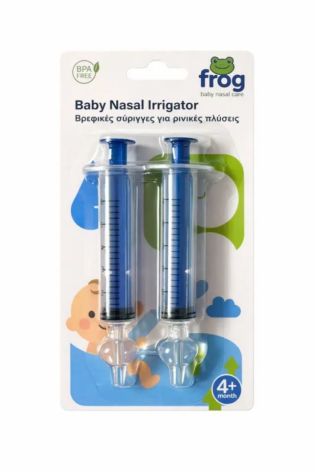 Baby Nasal Irrigator - Βρεφικές Σύριγγες για ρινικές πλύσεις από 4+ μηνών σε 3 χρώματα | 2τεμ