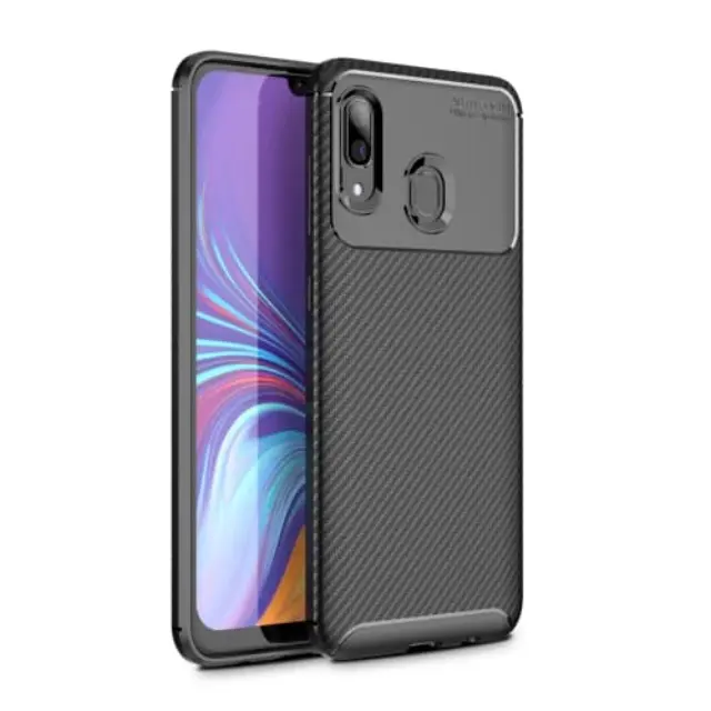 Θήκη Σιλικόνης Beetle Series για Samsung Galaxy A30 Μαύρη OEM