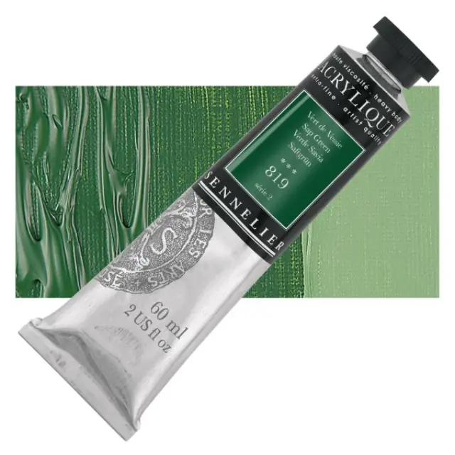 Ακρυλικό Sennelier Extra Fine - 819 Sap Green S2 - 60ml