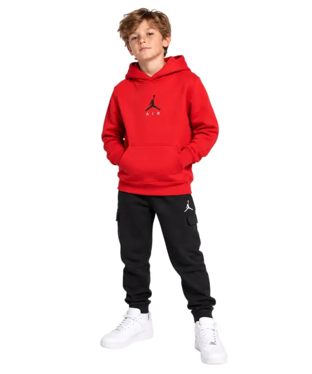 Jordan - Παιδική Μπλούζα Φούτερ Brooklyn 95G313-U10 Κόκκινο 2
