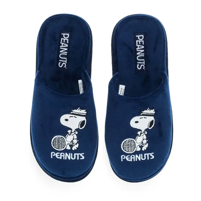 Parex Ανδρικές Παντόφλες Σπιτιού Snoopy Peanuts, Χρώμα Μπλε
