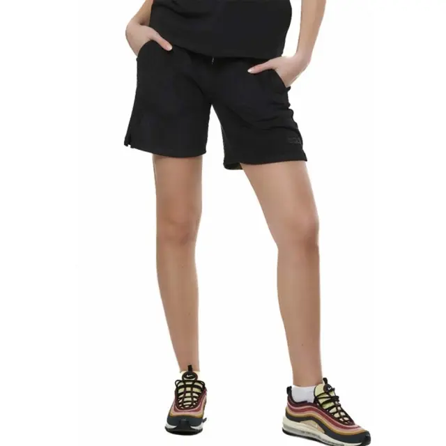 Body Action Women's Beach High Waist Shorts Μαύρο 031521-01 (Body Action)