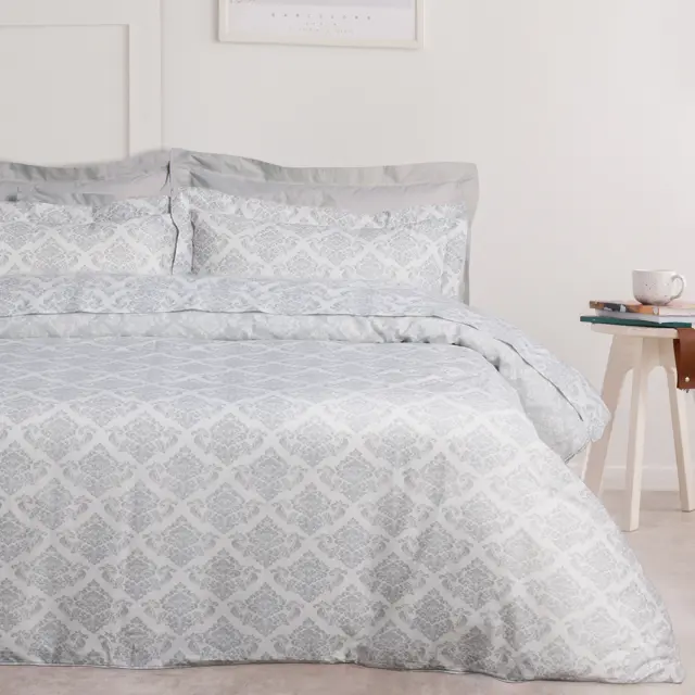 Σετ Σεντόνια 240x260 Υπέρδιπλα Daily Das Home 3182 Grey-Ecru 100% βαμβακερόΧωρίς Λάστιχο