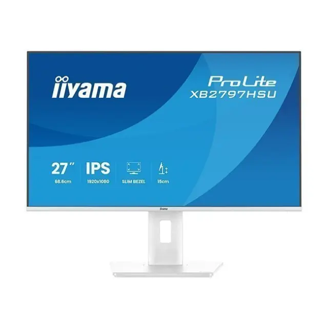 iiyama Monitor 27" ProLite XB2797HSU-W1 IPS FHD White (XB2797HSU-W1)