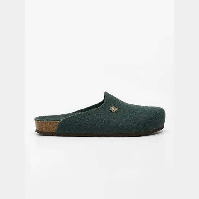 Genuins Παντόφλες Unisex τσόχα Πράσινο GEN/HELSINKI G106675 GREEN