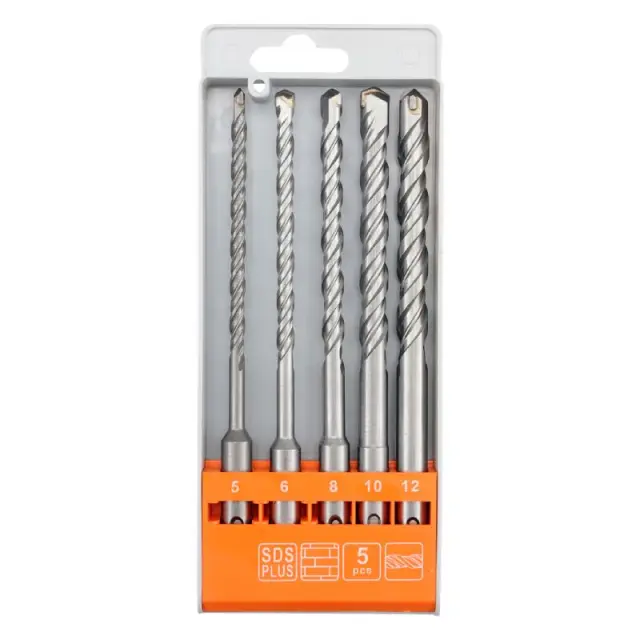 Sthor Διαμαντοτρύπανα SDS-Plus 5τμχ 12x160mm 23988