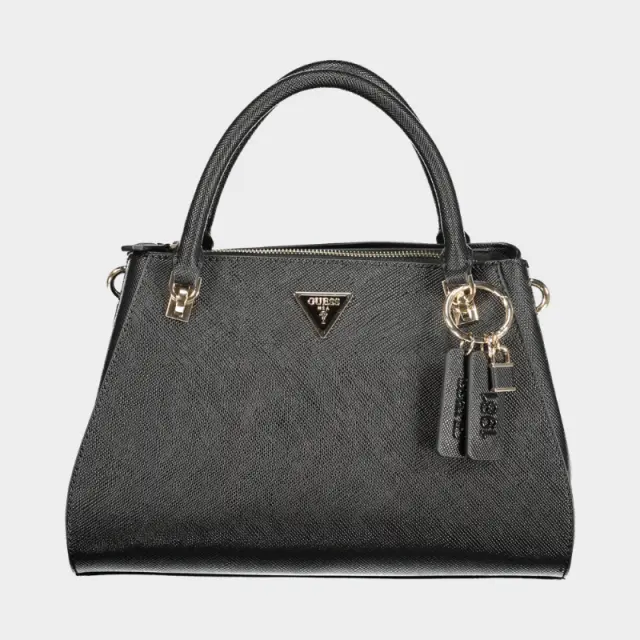 Guess - Γυναικεία Τσάντα Ώμου/Χειρός Noelle II Bag HWZG967207-BLA Μαύρο