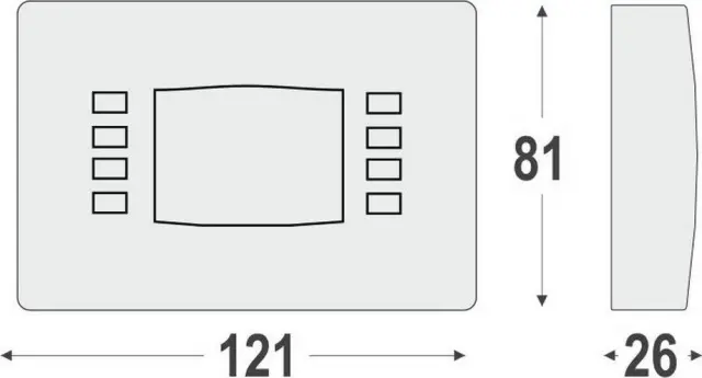 Olympia Electronics BS-851/KIT Ψηφιακός Θερμοστάτης Smart με Wi-Fi 940851000 3