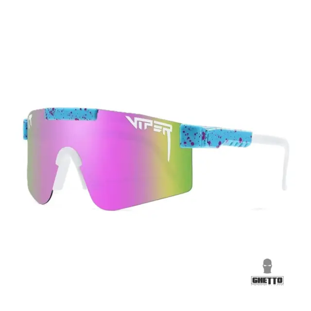 Ghetto Viper Pit G Sport Sunglasses Multicolor Frame Unisex Blue Miami