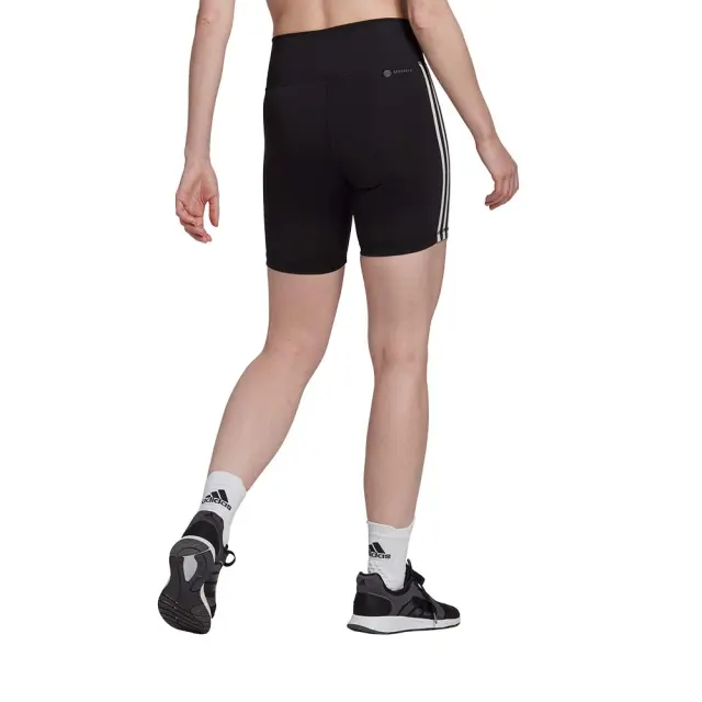 adidas Sportswear Women's Training Essentials 3Stripes Tight Short Μαύρο HK9964 (adidas Sportswear) - Medium 2