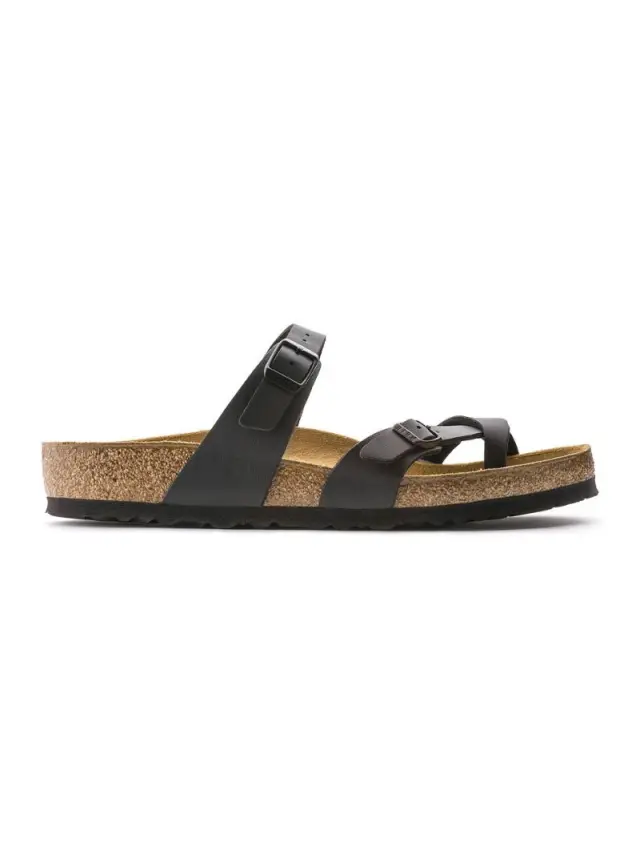 Birkenstock Σαγιονάρες Unisex Birko-Flor(ανθεκτικό υλικό της Birkenstock-επιτρέπει την επαφή με το νερό) Μαύρο BIR/MAYARI 071791 BLACK BF 2