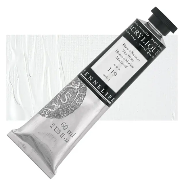 Ακρυλικό Sennelier Extra Fine - 119 Tint White S1 - 60ml