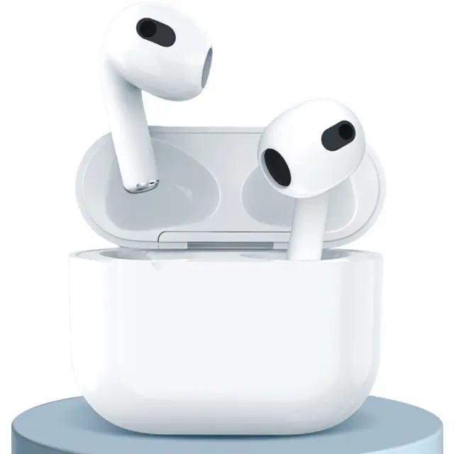 Pavareal In-ear Bluetooth Handsfree Ακουστικά με Θήκη Φόρτισης Άσπρα P4