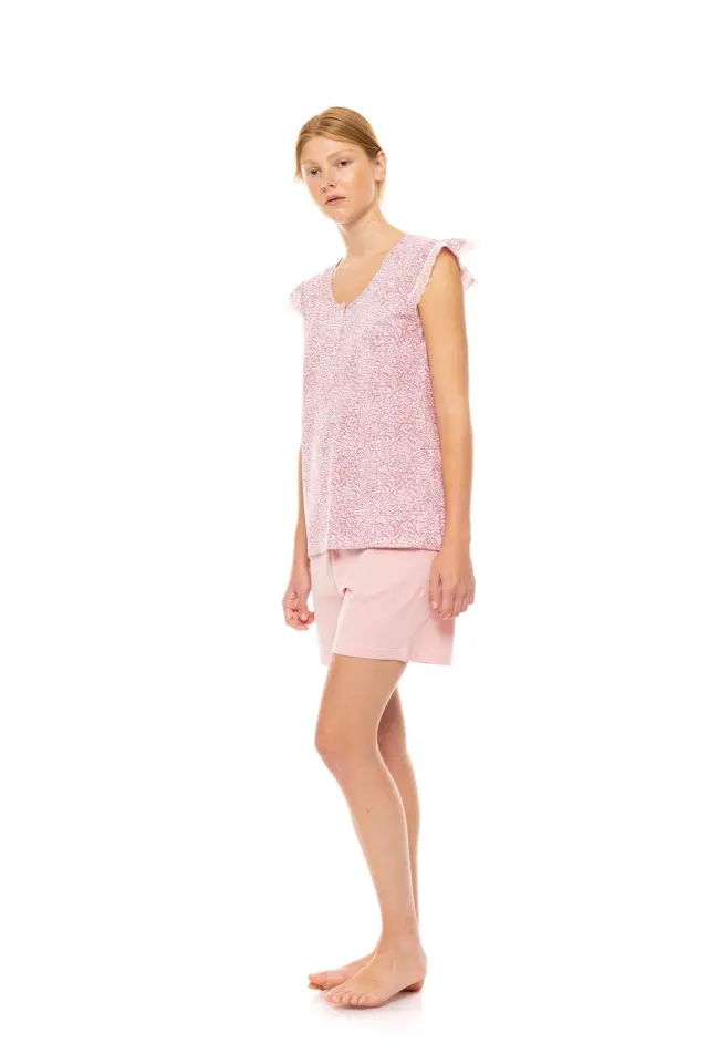 S1462 - Type - PYJAMA SHORTS LEOPARD ROSE 3