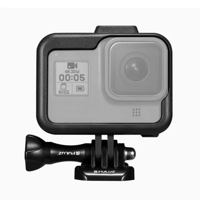 Προστατευτική Πλαστική Θήκη για GoPro Hero8 Black με Βάση Στήριξης (Τρίποδο) και Βίδα Puluz PU443B