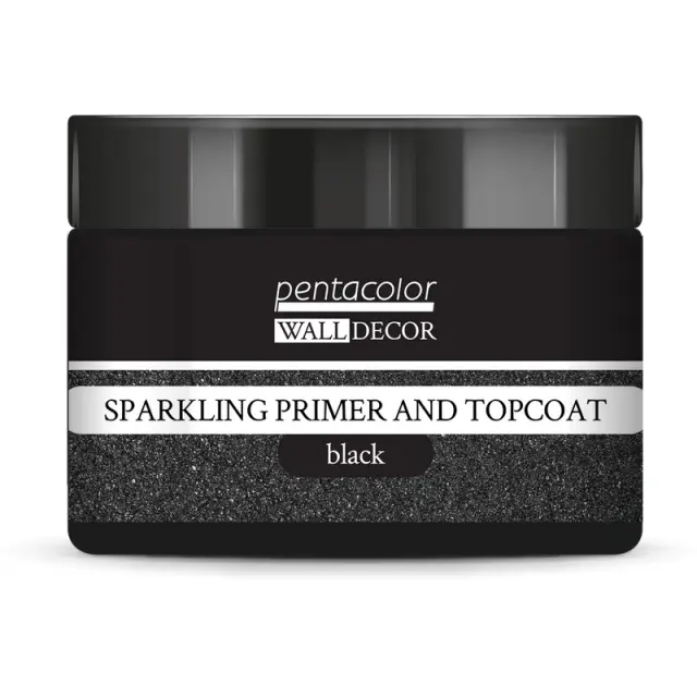 Αστάρι και φινίρισμα με γκλίτερ Sparkling Primer & Topcoat 150ml, Pentart