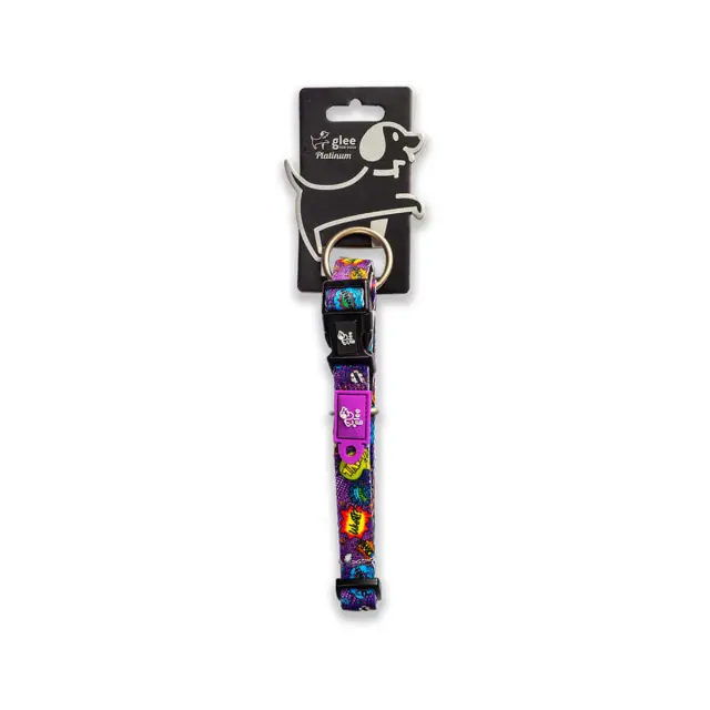 Glee Platinum Purple Boom - Περιλαίμιο Σκύλου M 2x40-55cm