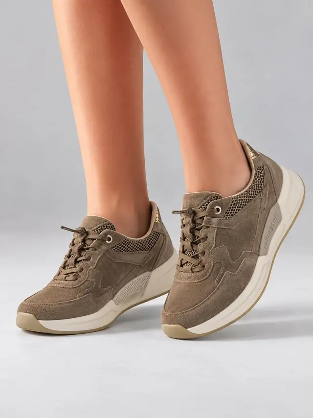 Gabor Sneakers Γυναικείο δέρμα Nubuck/ύφασμα Καφέ GAB/010402 003-WHISKY - 41 2