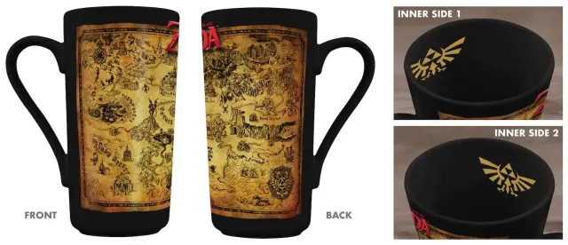 Κούπα κεραμική ZELDA - Map - Latte Mug 480ml GMG2404355 2