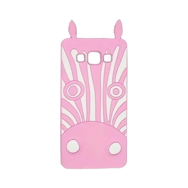 3D Silicone Case Samsung Galaxy A5 Pink Zebra