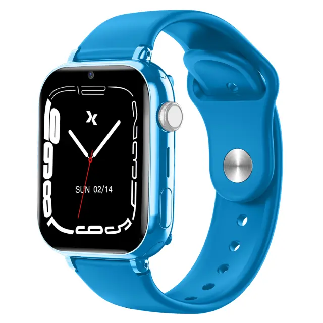 Kids Smartwatch Maxcom FW59 Kiddo 4G GPS IP65 670mAh με 1.85” IPS 20mm Silicon Band και SOS Button Μπλε με Δυνατότητα Κλήσεων