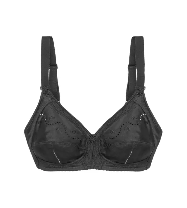 Triumph Σουτιέν Doreen+Cotton 01 N Κλασικό Βαμβακερό Μαύρο 2
