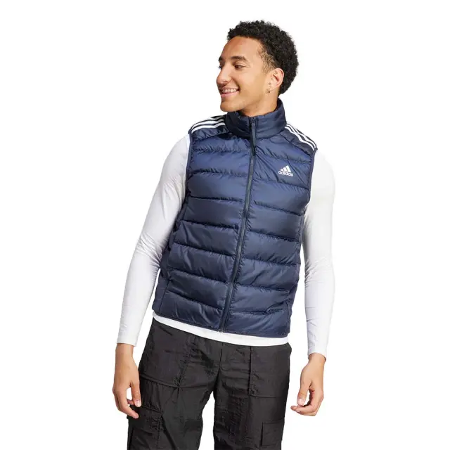 adidas Sportswear Men's Essentials 3Stripes Light Down Vest Jacket Μπλε Σκούρο IK3210 (adidas Sportswear)