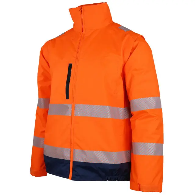 Αδιάβροχο Ανακλαστικό Μπουφάν 2 σε 1 Lacuna Cetus orange/navy - 2XL