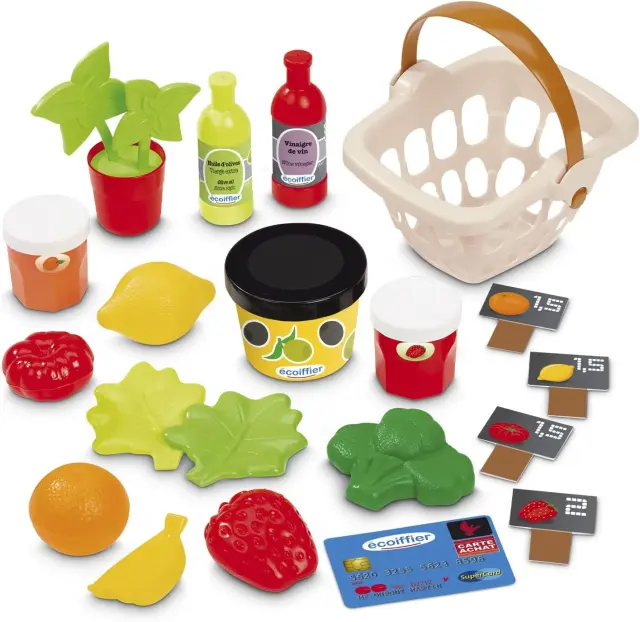 Ecoiffier Mini Market Φρούτα Και Λαχανικά (1702) 3