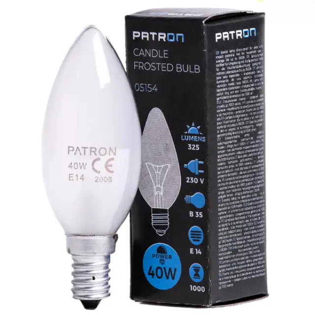 Incandescent Bulb E14 40W B35 230V FR