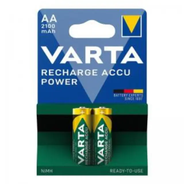 Μπαταρία Επαναφορτιζόμενη Varta AA 2100mAh NiMH 1.2V Ready2Use Plastic Free (2 τεμ.) N25762 3