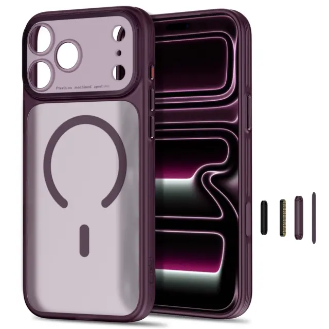 Tech-Protect® Magprime MagSafe CC Θήκη για iPhone 17 Pro Max/18 Pro Max-Matte Burgundy 3