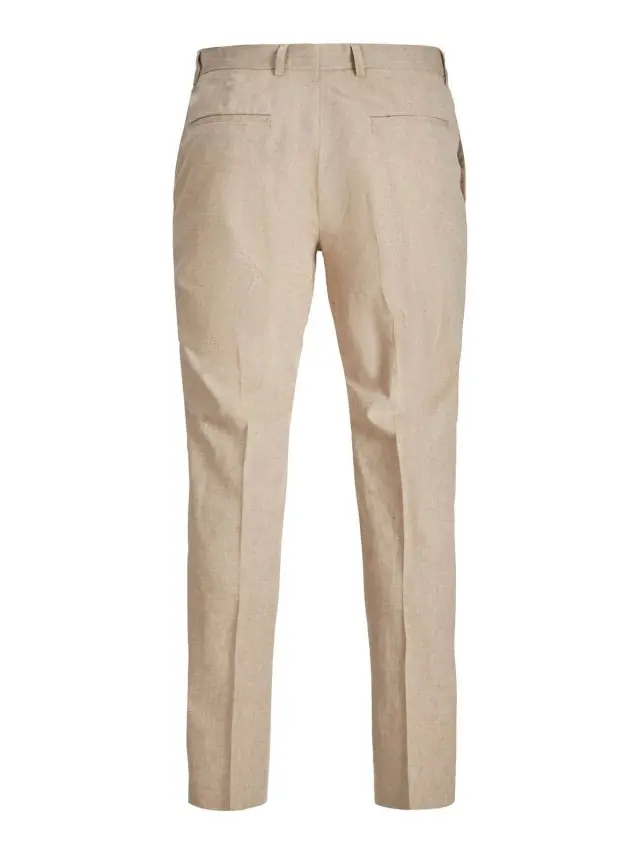 JPRRIVIERA LINEN TROUSER SLIM FIT SN Beige 3
