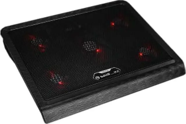 Marvo Cooling Pad με 5 Ανεμιστήρες και Φωτισμό Red Led FN-33