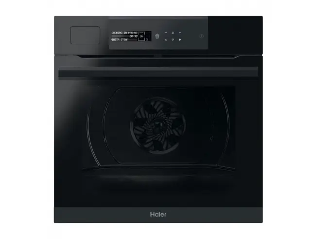 Εντοιχιζόμενος φούρνος Haier Cuptoare I-Message Steam Series 6 HWO60SM6S9BH με Wi-Fi, Bluetooth, χωρητικότητα 70L και ενεργειακή κλάση A+ 33703230
