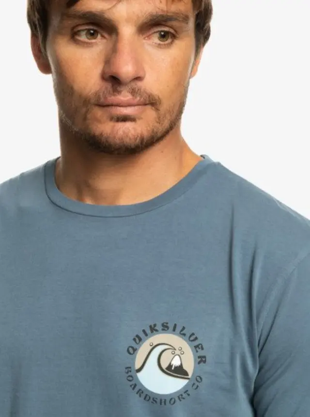 QUIKSILVER QS BUBBLE STAMP SS ΑΝΔΡΙΚΗ ΜΠΛΟΥΖΑ -BYJ0 BLUE 3
