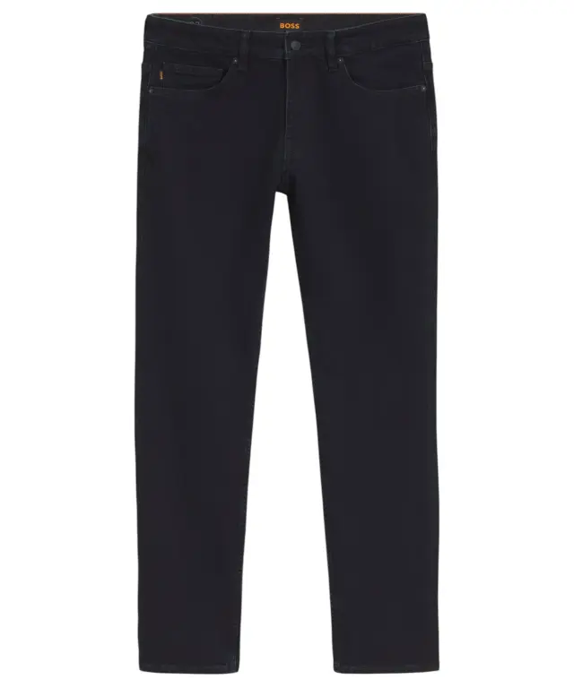 Hugo Boss - Ανδρικό Παντελόνι Τζιν Slim Fit Delaware 50569140-404 Μπλε Σκούρο