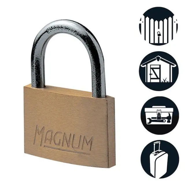 Master Lock CAD40T - Σετ 2 λουκέτα μπρούτζινα 40mm Magnum 2