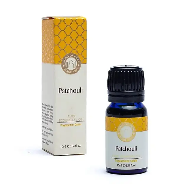 Φυσικό Αιθέριο Έλαιο Πατσουλί Patchouli Pure Essential Oil Song of India 10ml