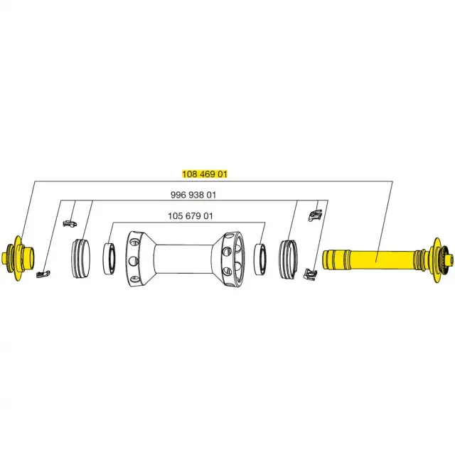 ΑΞΟΝΑΣ MAVIC RSYS SLR/SL ΕΜΠΡΟΣΘΙΟΣ