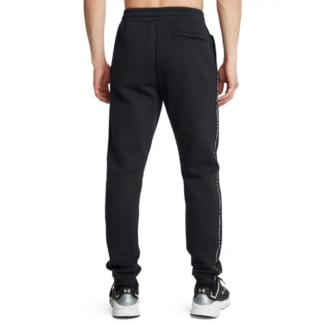Under Armour Icon Fleece Taping Jogger (1389358-001) - Μαύρο - XL 3