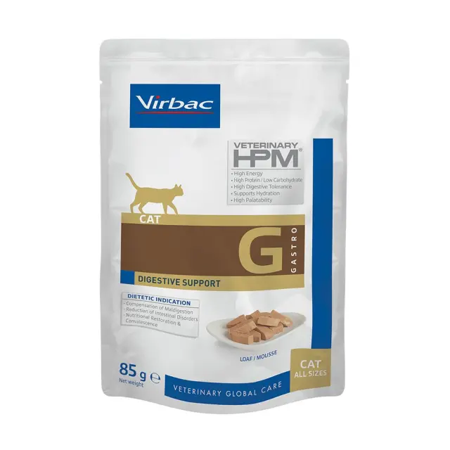 Virbac Cat Digestive Support Loaf Φακελάκι Υγρή Τροφή Γάτας 12x85gr