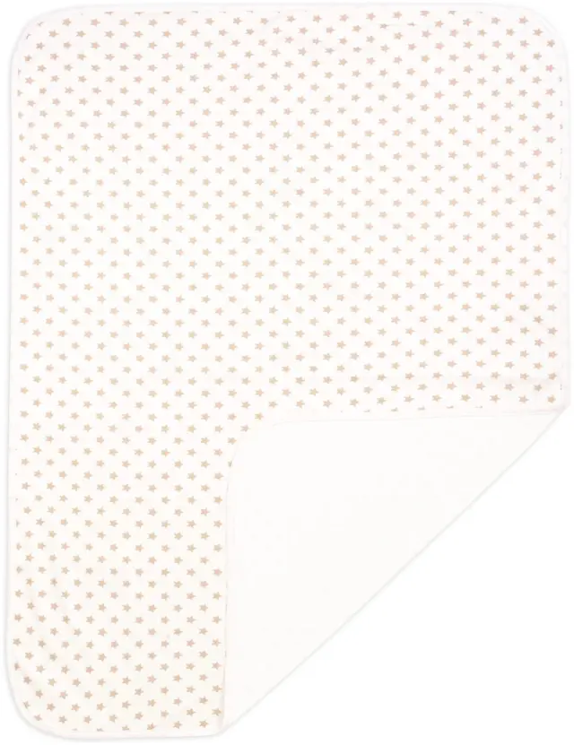 Κουβέρτα Διπλής Όψεως 75x100cm Interlock Beige Stars 5904506811298 3
